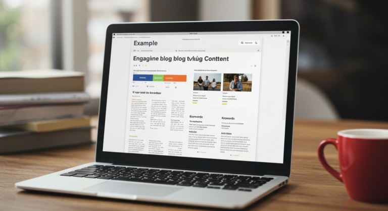 Example of engaging blog content that is well-structured and utilizes keywords.