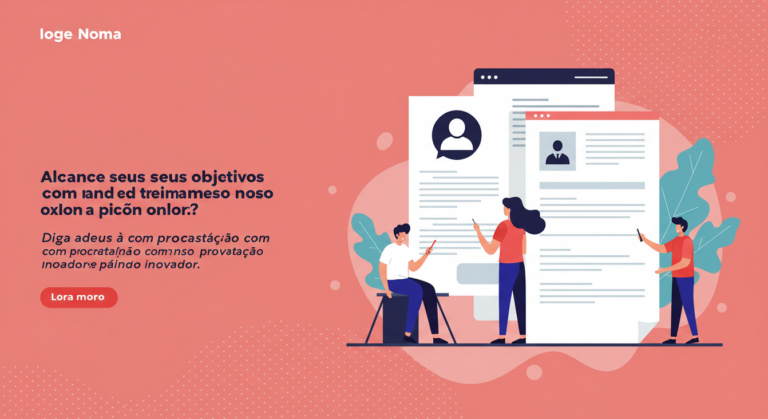 Um exemplo de título impactante em uma landing page