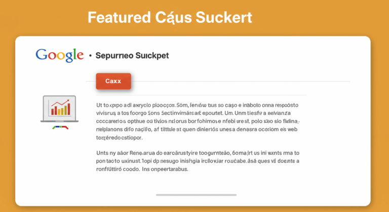 Um exemplo ilustrativo de um featured snippet, destacando como as informações são apresentadas.